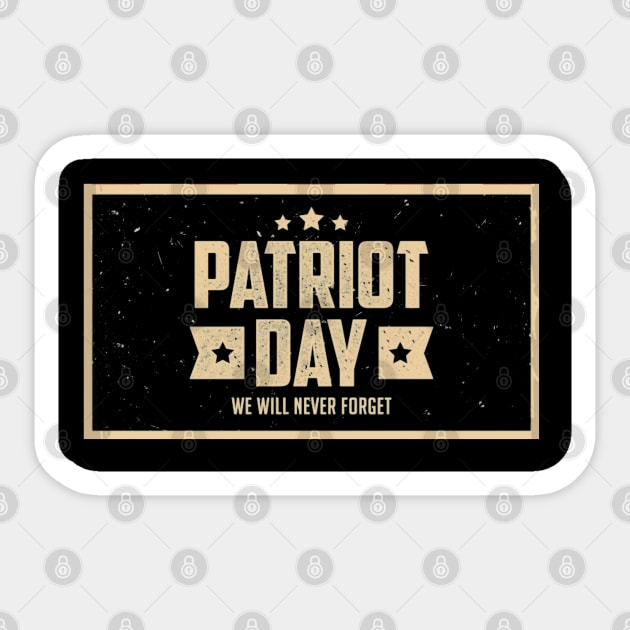 Patriot day gift Sticker by Genio01